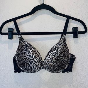Victoria’s Secret Very Sexy 36B Leopard Print Lace Push Up Bra